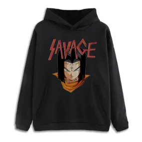 17 Savage Drop Shoulder Black Pullover Hoodie *Restocked*