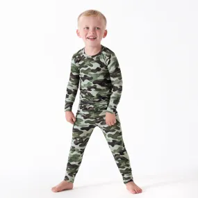 2-Piece Infant & Toddler Hide & Seek Camo Buttery Soft Viscose Made from Eucalyptus Snug Fit Pajamas