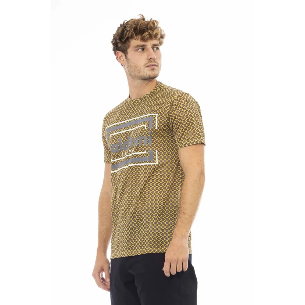 Baldinini Trend Gray Cotton Men Men's T-Shirt