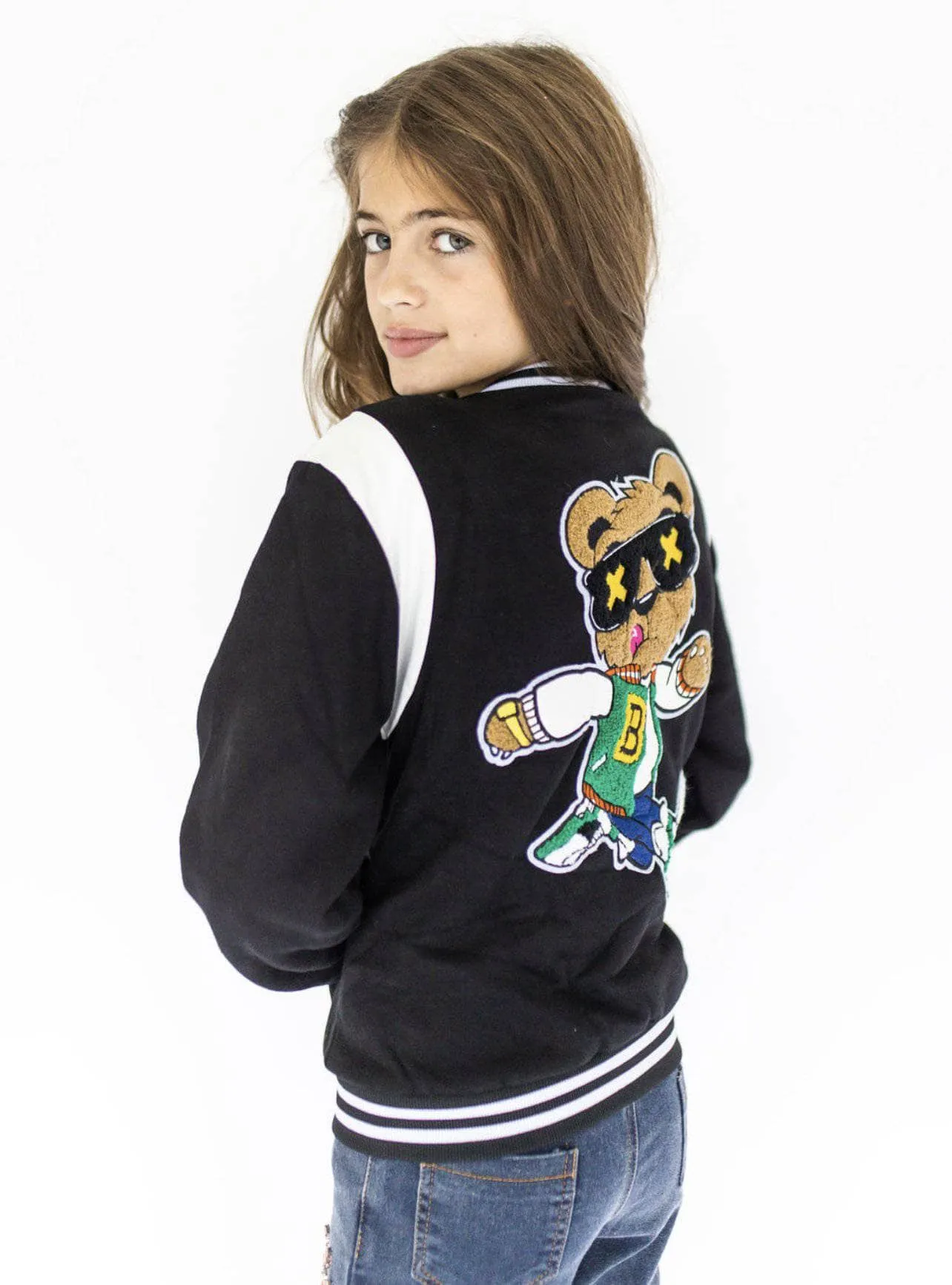 Bear Varsity Bomber Jacket