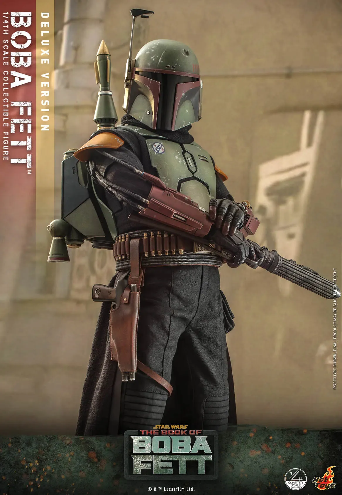 Boba Fett: Deluxe: Star Wars: The Book Of Boba Fett: Quarter Scale: QS023