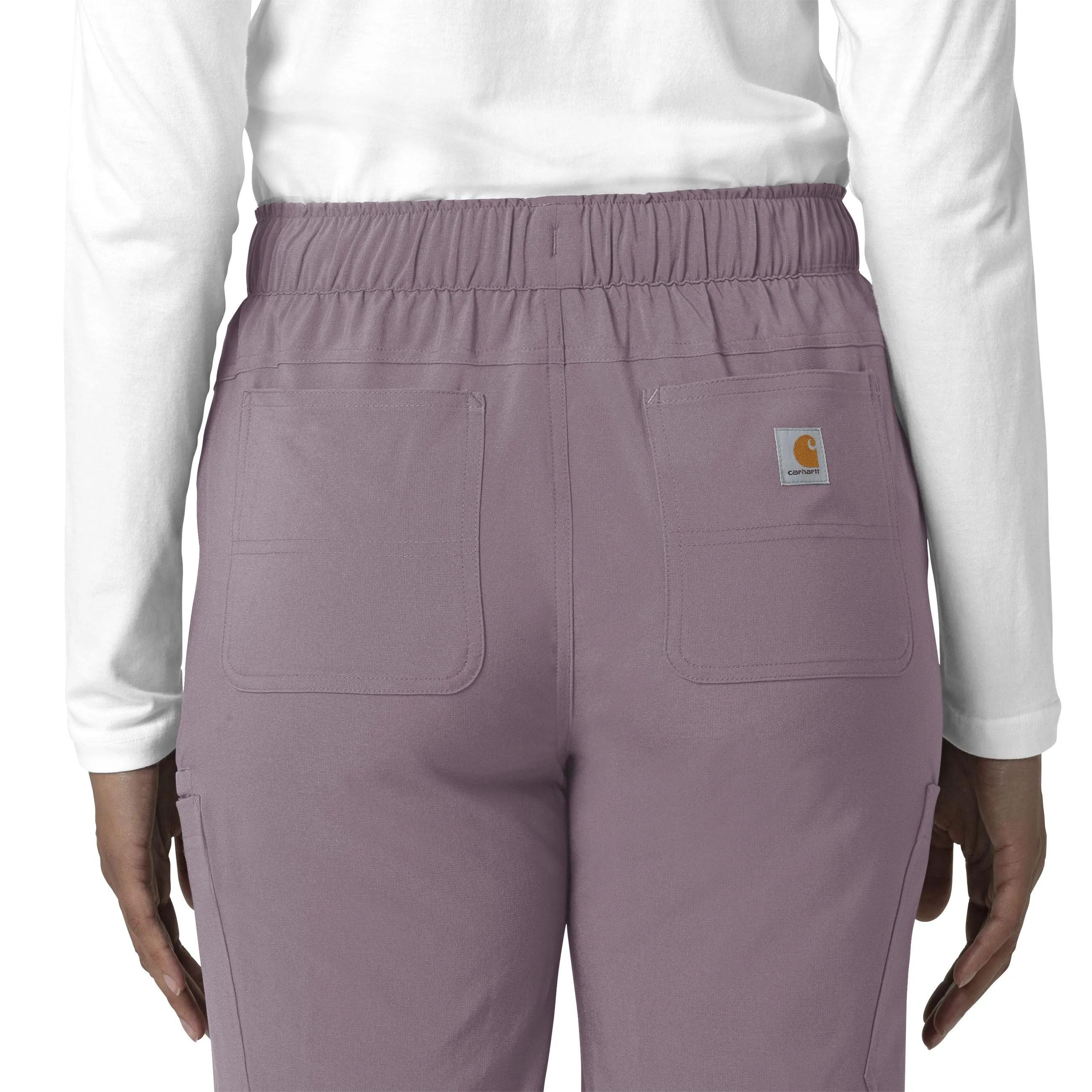 Carhartt Force Cross-Flex Women's Straight Leg Cargo Scrub Pant - Lavender Mist