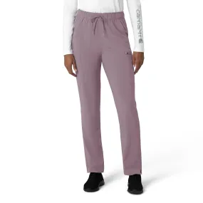 Carhartt Force Cross-Flex Women's Straight Leg Cargo Scrub Pant - Lavender Mist