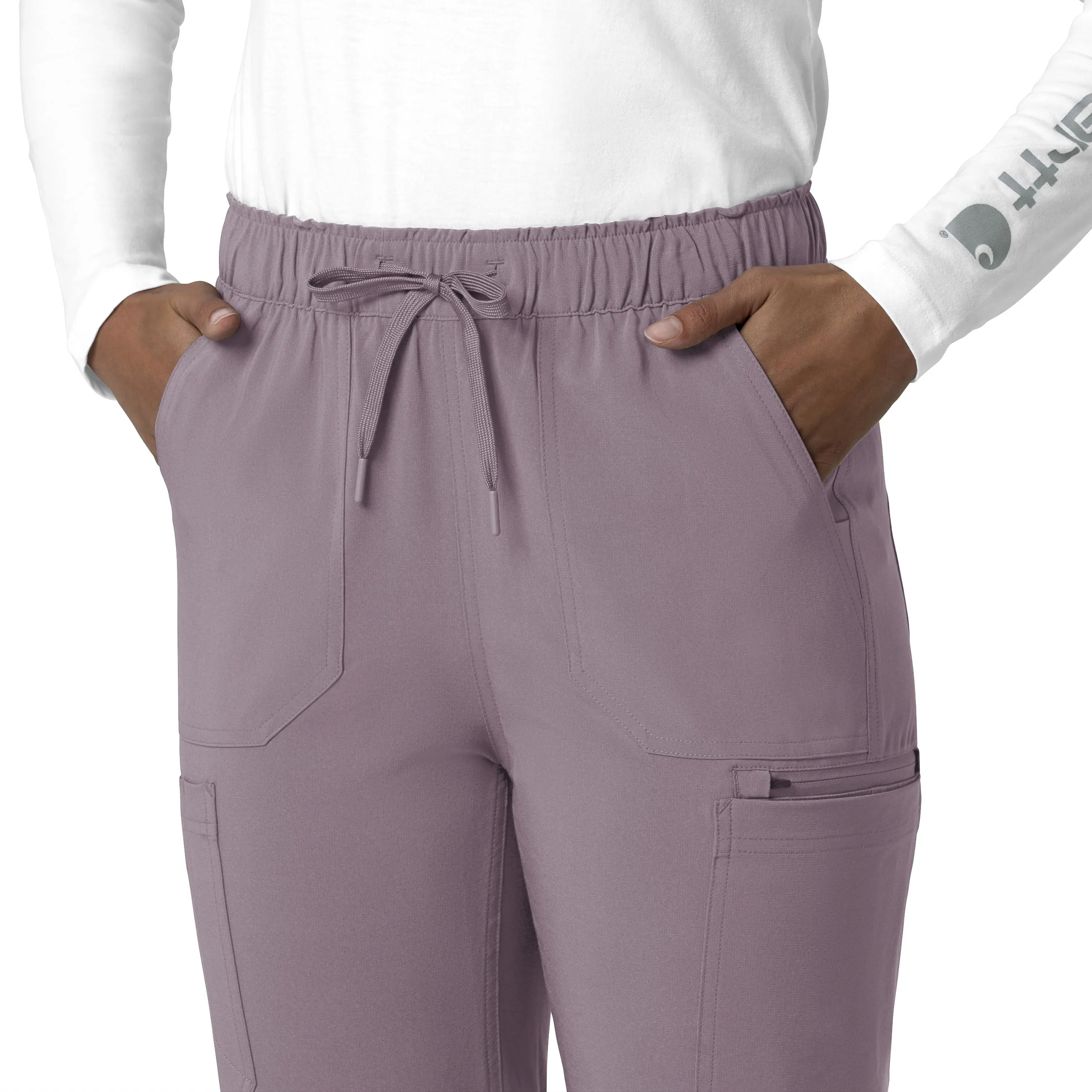 Carhartt Force Cross-Flex Women's Straight Leg Cargo Scrub Pant - Lavender Mist