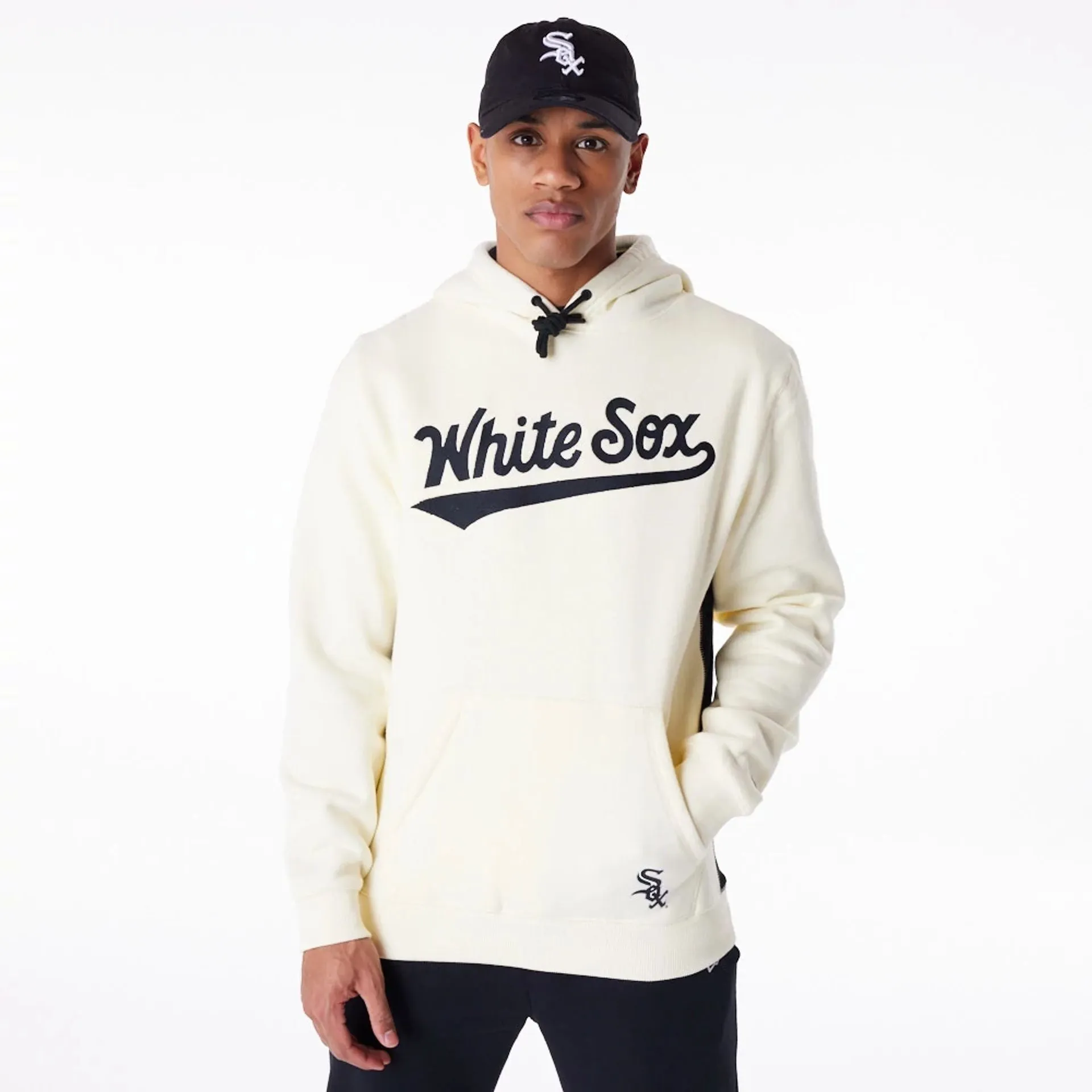 Chicago White Sox MLB Chrome White Pullover Hoodie