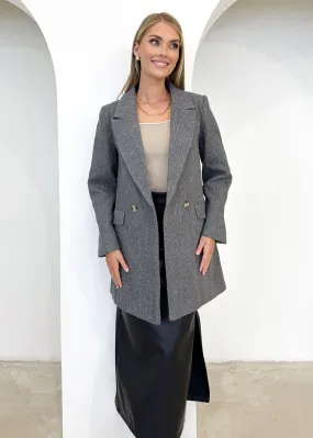 Crenta Coat - Charcoal