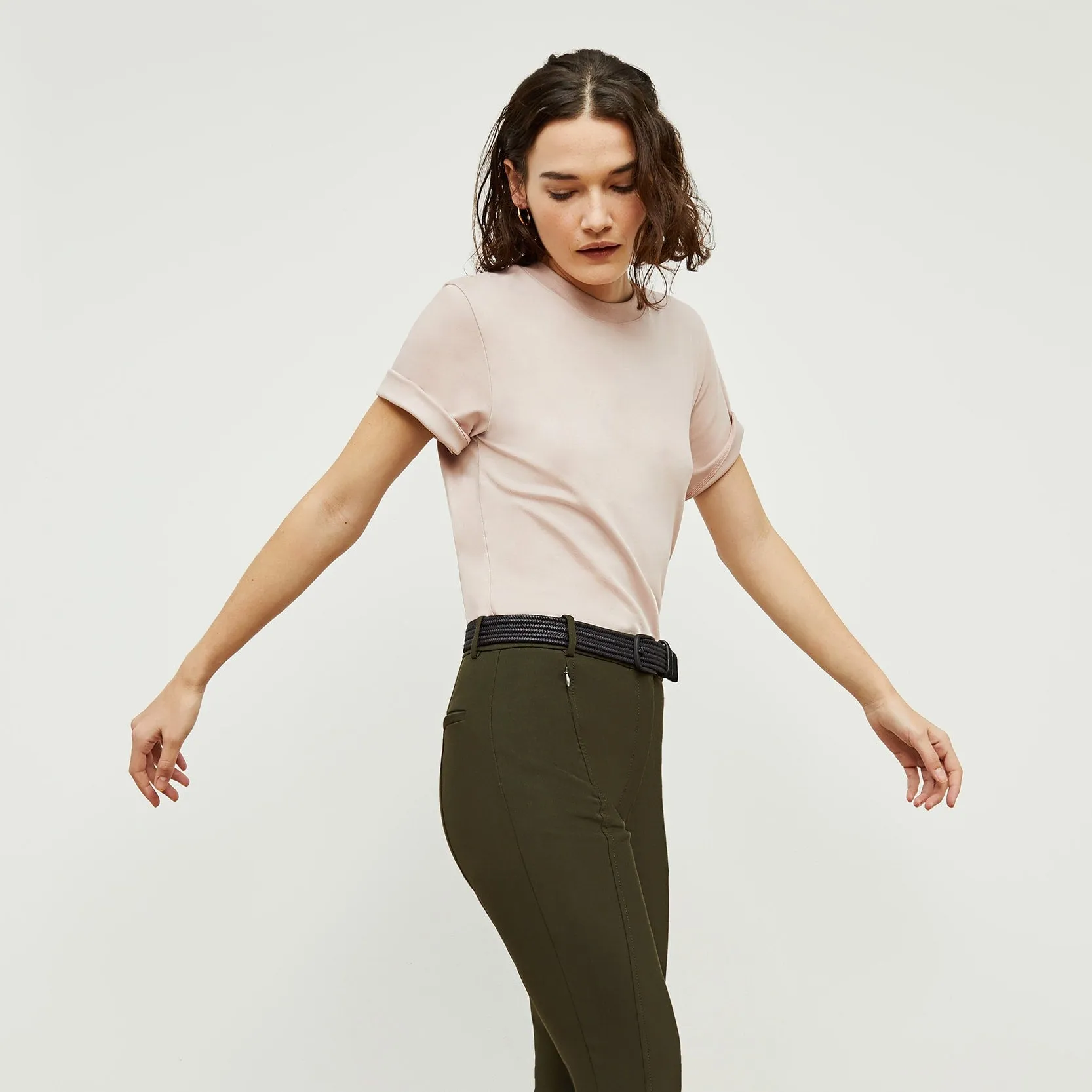 Curie Pant - PowerStretch :: Dark Olive