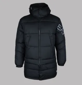 EA7 Padded Caban Coat Black