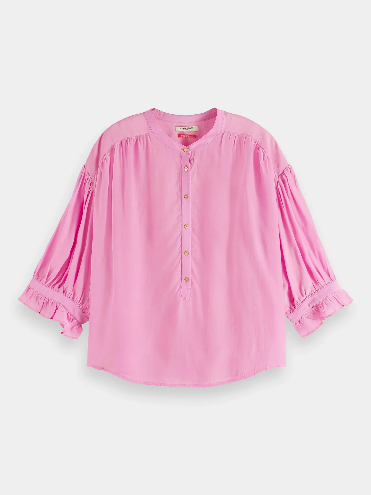 Elbow sleeve easy popover top