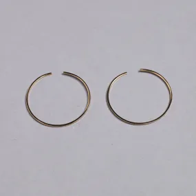 Gold Round Ear Cuffs by Otis Jaxon