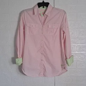 Lilly Pulitzer Resort Fit Gingham Check Button Down Shirt XS