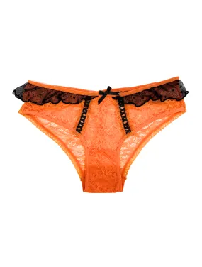 Pumpkin Lace Cheeky