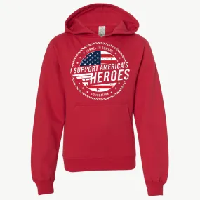 T2T Heroes Hoodie – YOUTH (Red) - CLOSEOUT