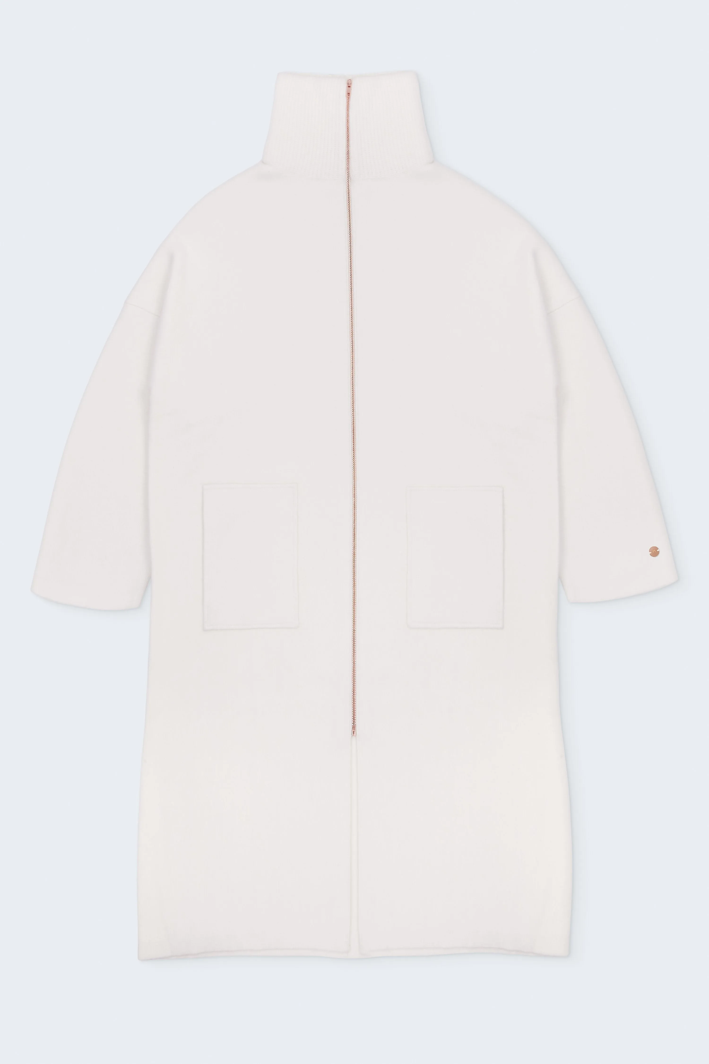 The Movers Cashmere Coat - Winter White