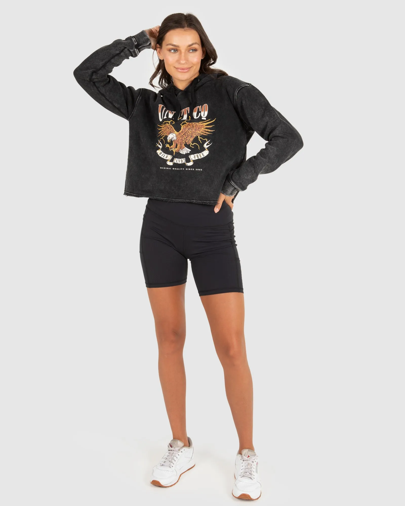 UNIT Ladies Twilight Cropped Pullover Hoodie